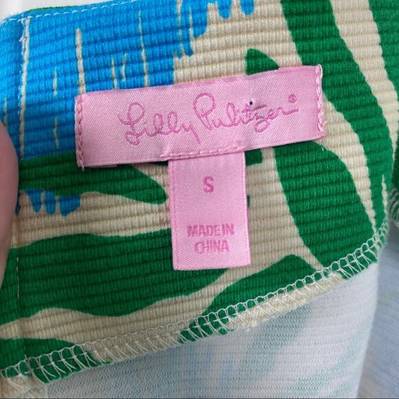 Lilly Pulitzer Layton Shift Dress in Sea Oat Ikat Sz.S - Picture 9 of 15